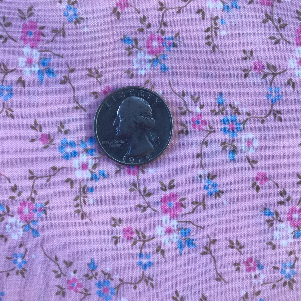 Pink Calico Fabric - Picture 7 of 8